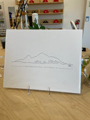 (C) 11x14 - Camelback Mtn Print - labeled