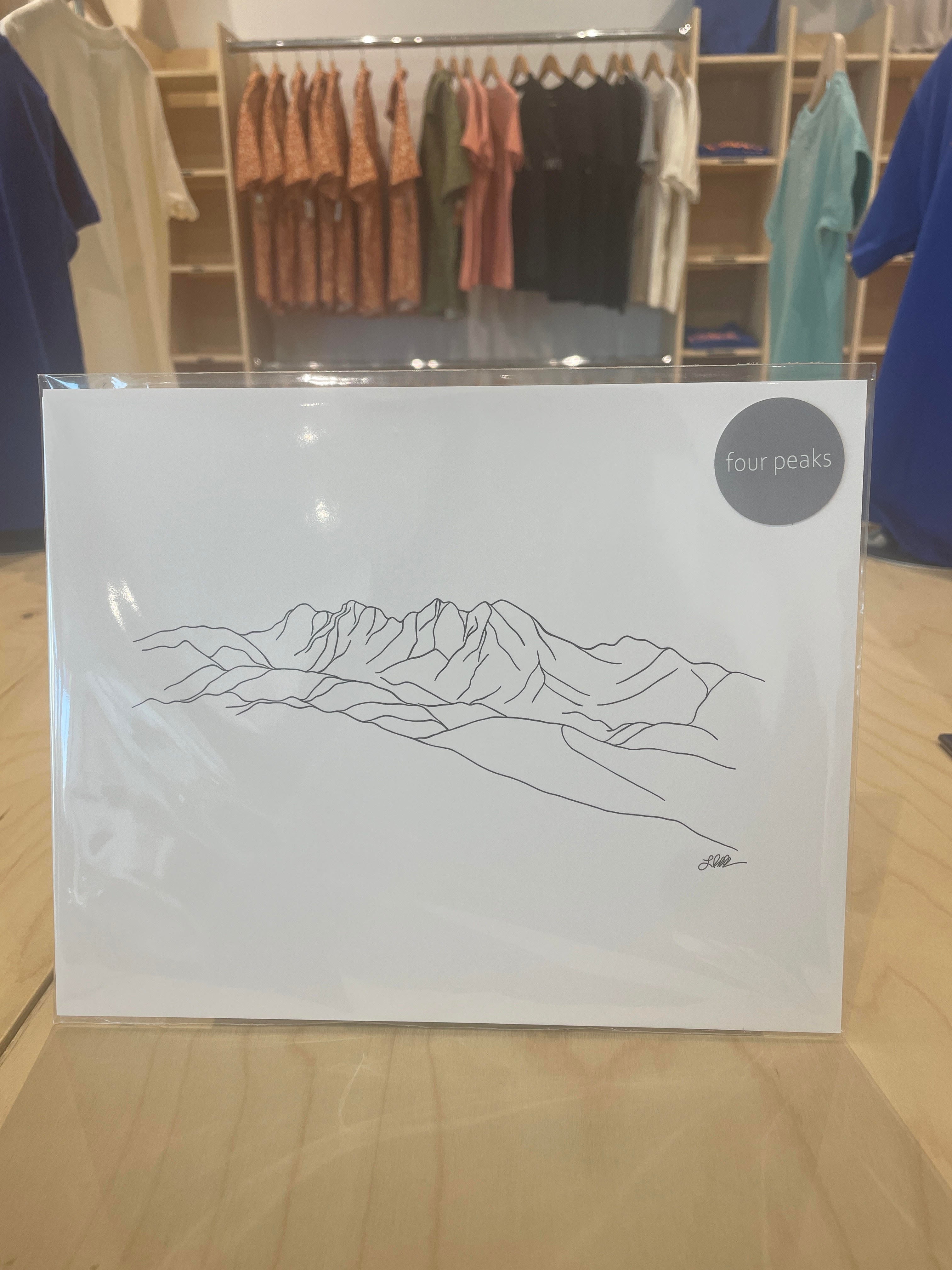 (C) 8x10 - Four Peaks Print