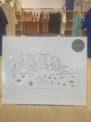 (C) 8x10 - Superstition Mtns Print - labeled