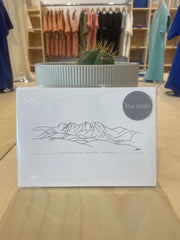 (C)  5x7 - Four Peaks Print - labeled