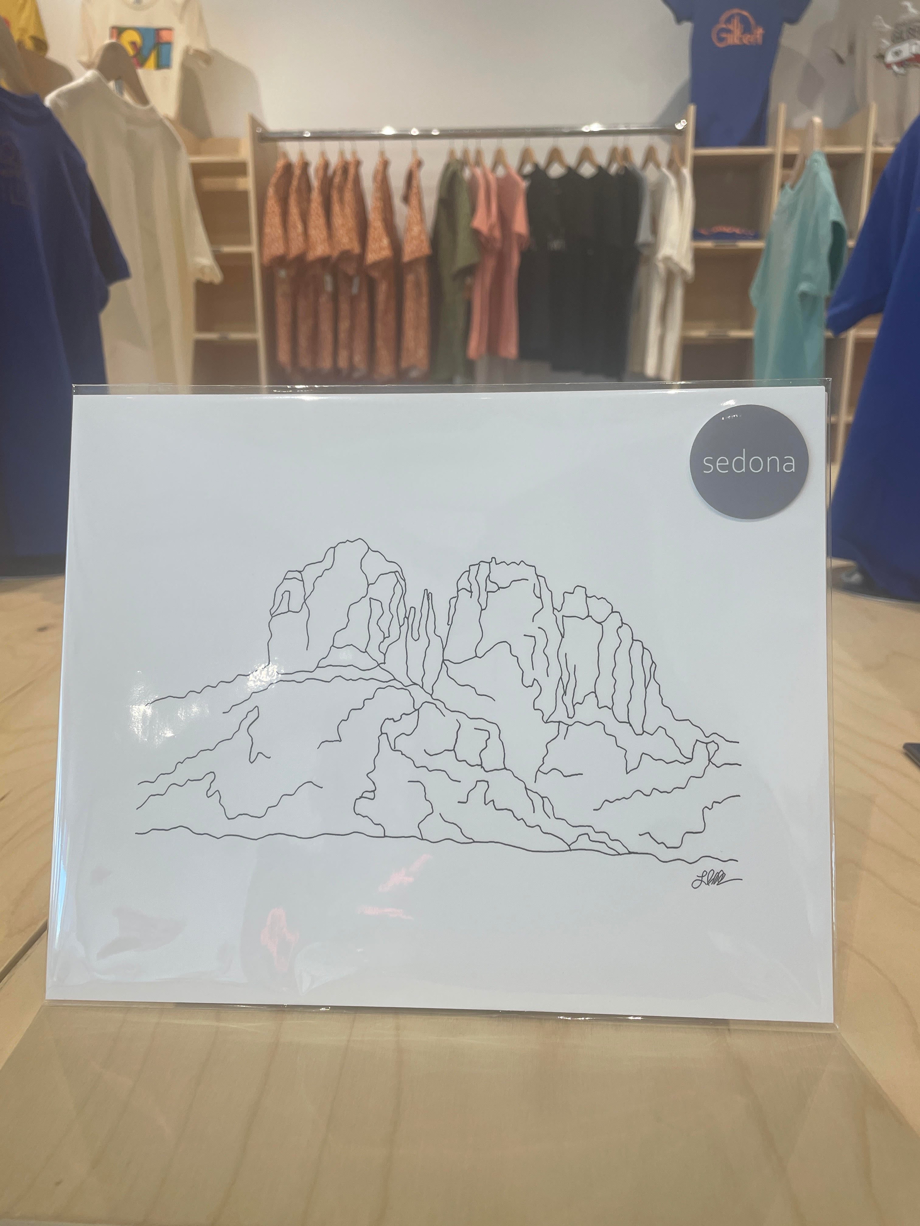 (C) 8x10 - Cathedral Rock Print