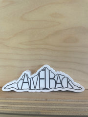 (C) Sticker - Camelback - funky font