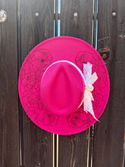 (C) Desert & Pine Design Flatbrim Hat 3