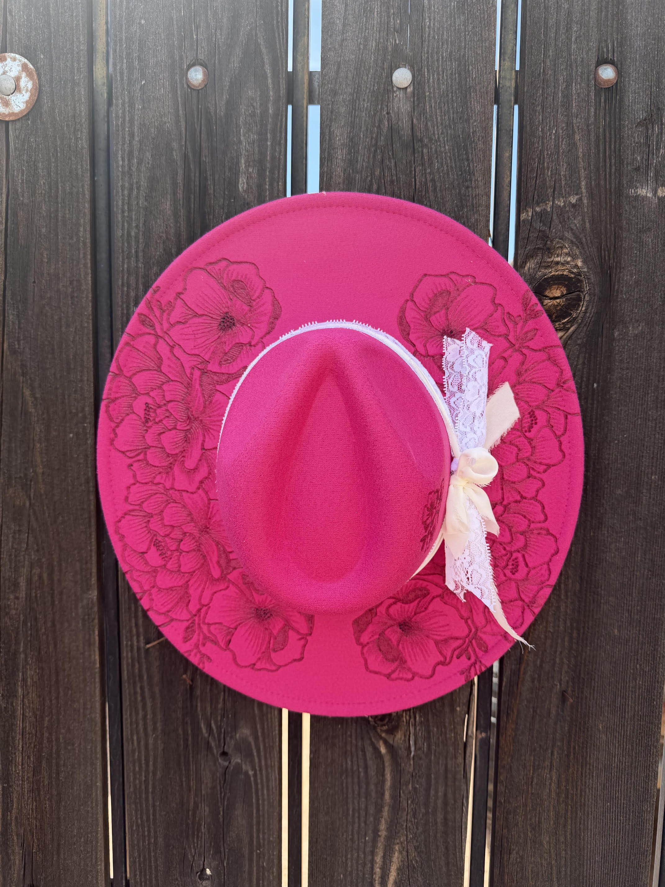 (C) Desert & Pine Design Flatbrim Hat 3