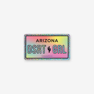 (C) Desert Girl Sticker
