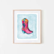 (C) Cowgirl Shoes Art Print