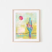 (C) Electric Desert Art Print