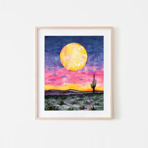 (C) Harvest Moon Art Print