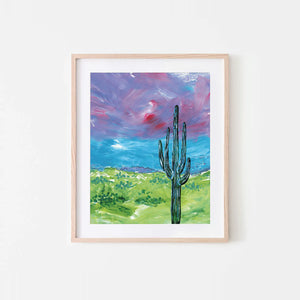 (C) Moody Monsoon Art Print