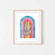 (C) Rainbow Arch Art Print