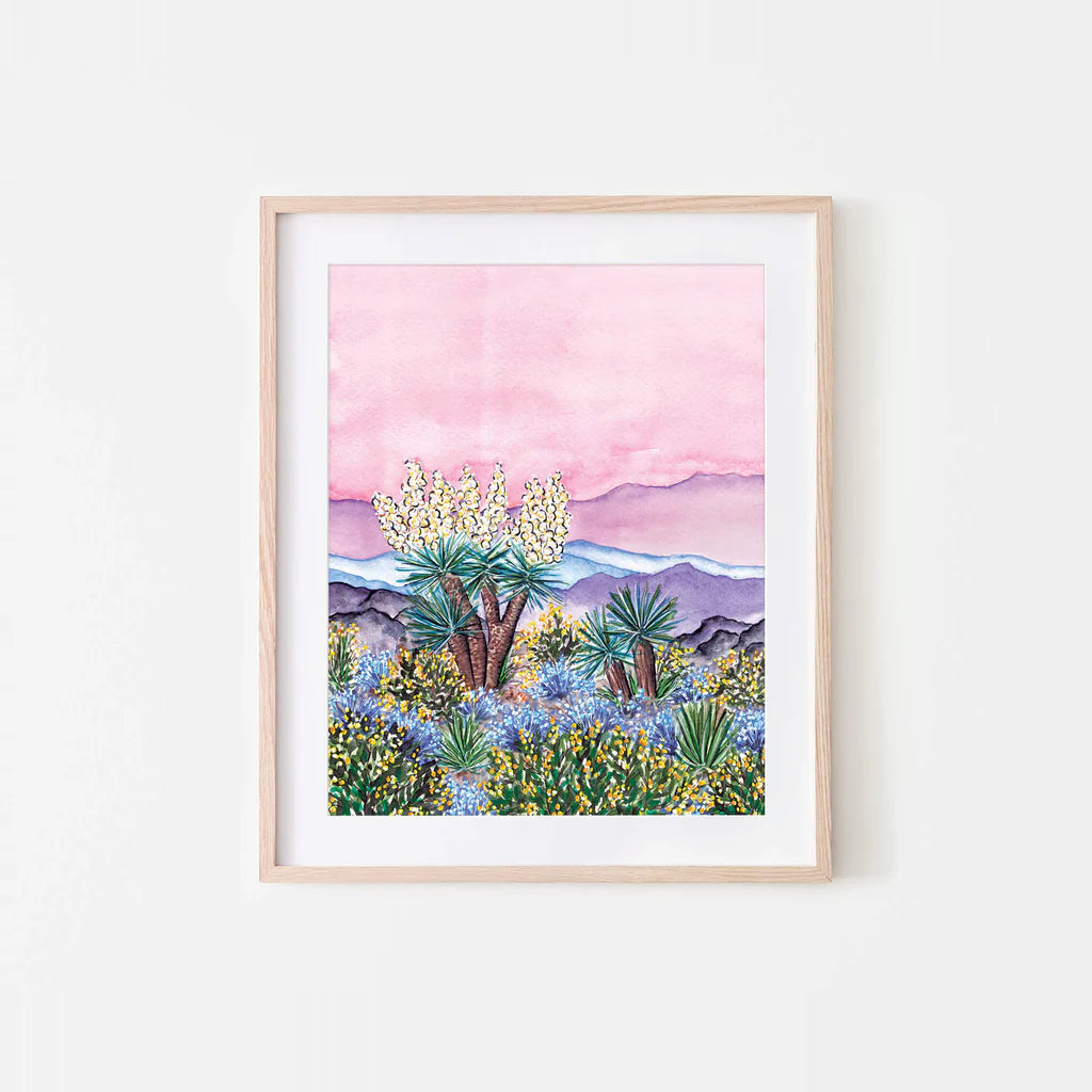 (C) Yucca at Dusk Art Print