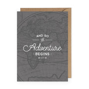 Adventure Begins Greeting Card