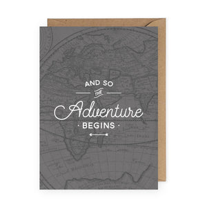 Adventure Begins Greeting Card