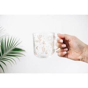 Glass Cactus Mug