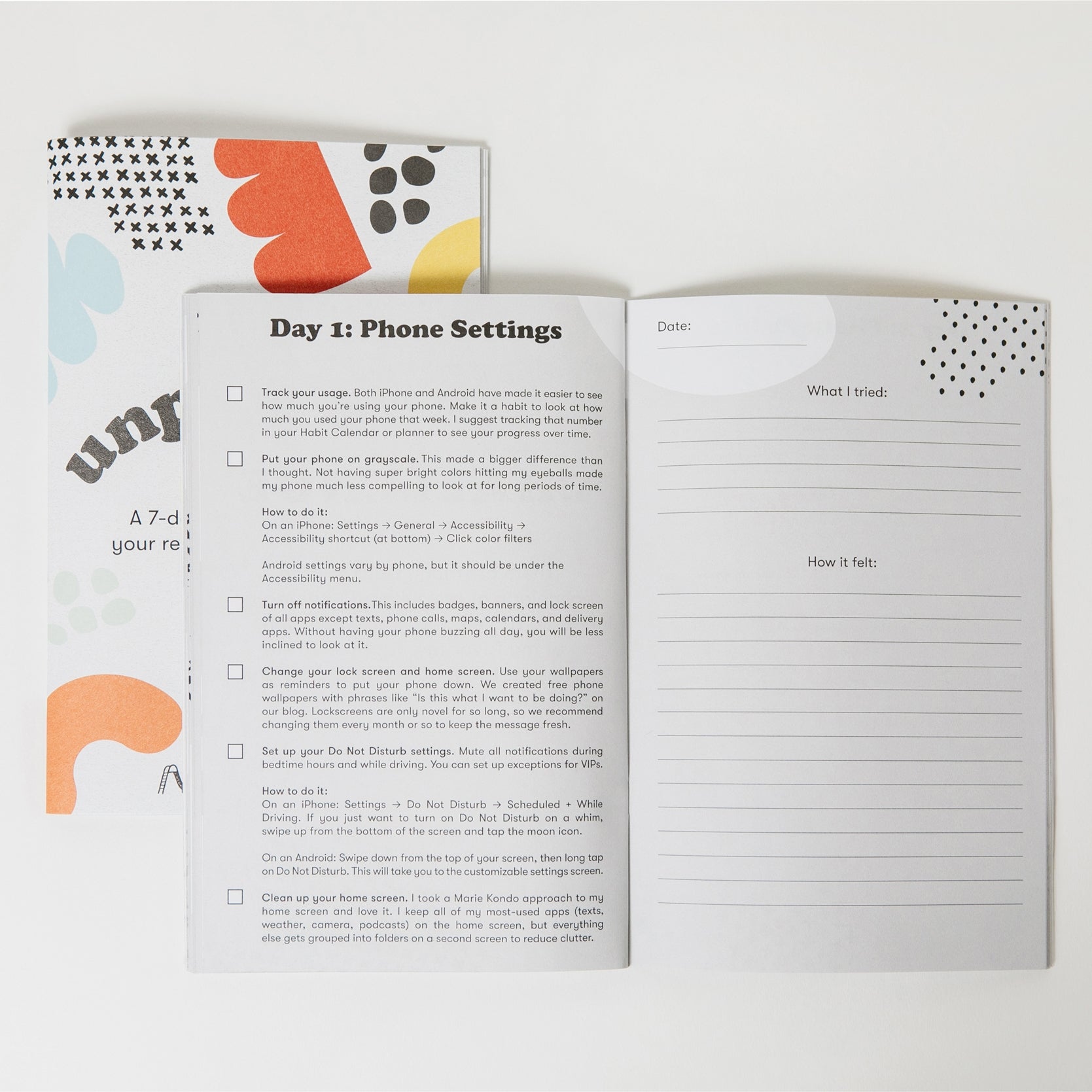 Unplugged: A Workbook to Reset Your Relationship w/ Screens