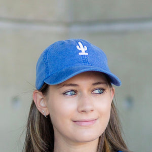 Cactus Dad Hat | Royal Blue