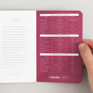 Bucket List Passport Journal