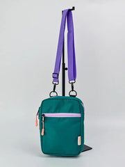 Crossbody Bag | Teal/Lavender