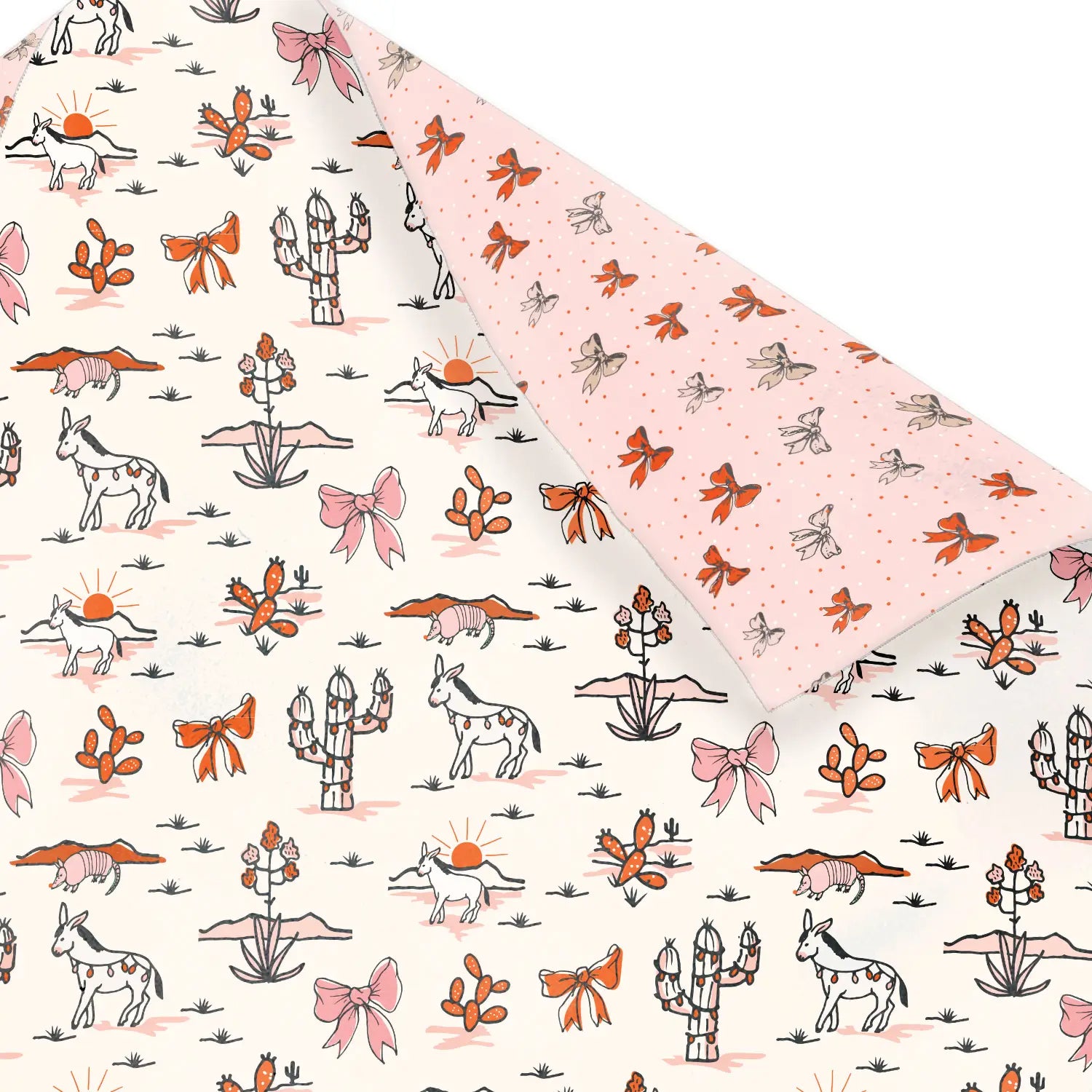 Holiday Desert Eco Gift Wrap | Pack of 3 Sheets