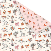 Holiday Desert Eco Gift Wrap | Pack of 3 Sheets