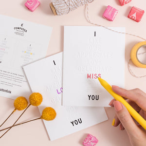 I ____ You Color-In Greeting Cards | 3-pack