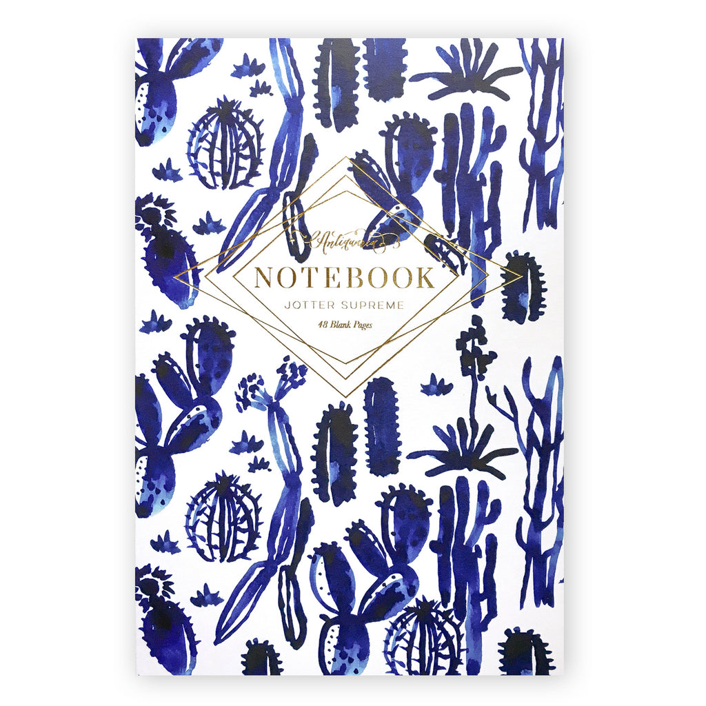 Indigo Cactus Jotter Supreme Notebook