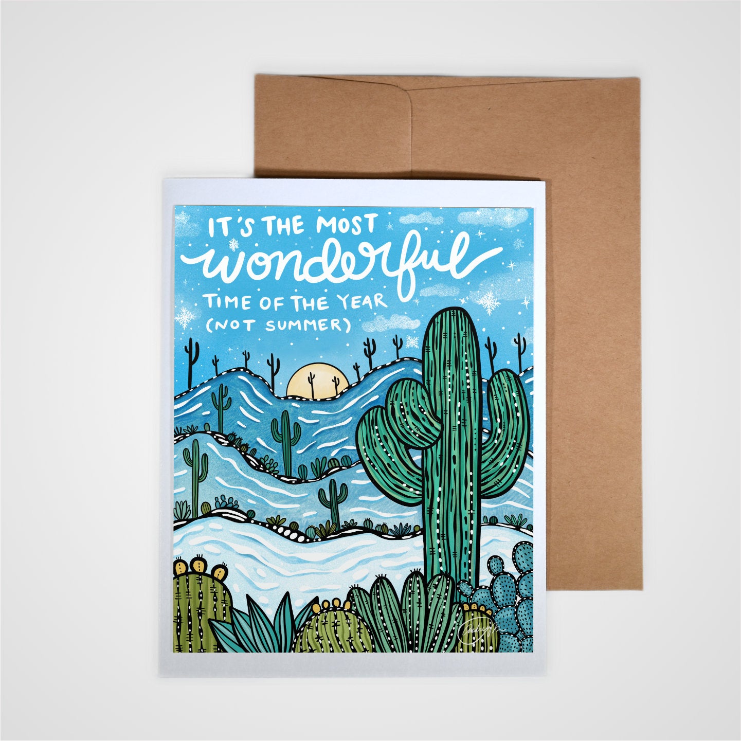 Not Summer Greeting Card