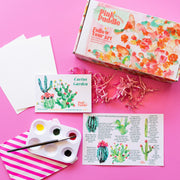 Cactus Garden Watercolor Mini Kit