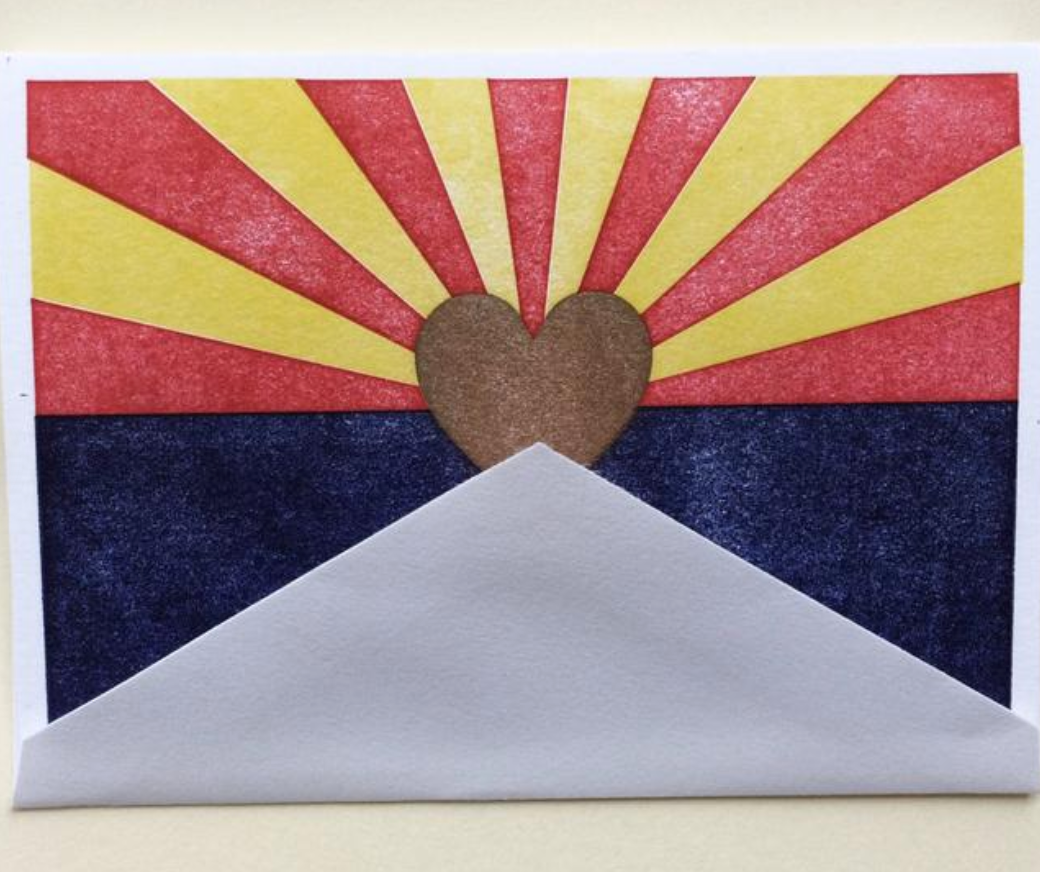 Arizona Flag Greeting Card
