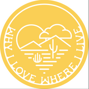 Why I Love Where I Live Sticker | Yellow