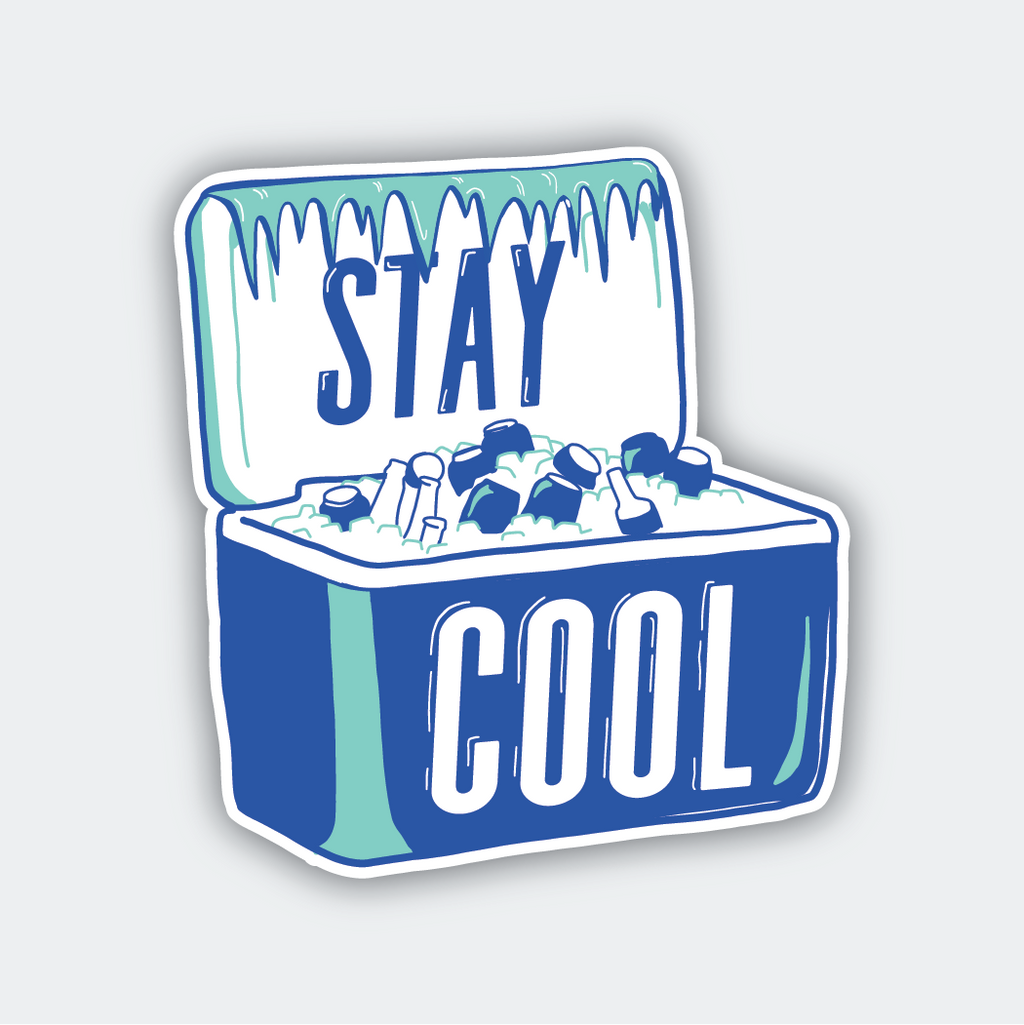 Stay Cool Cooler Sticker