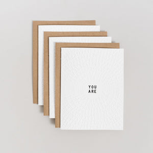 You Are Color-In Greeting Cards | 3-pack