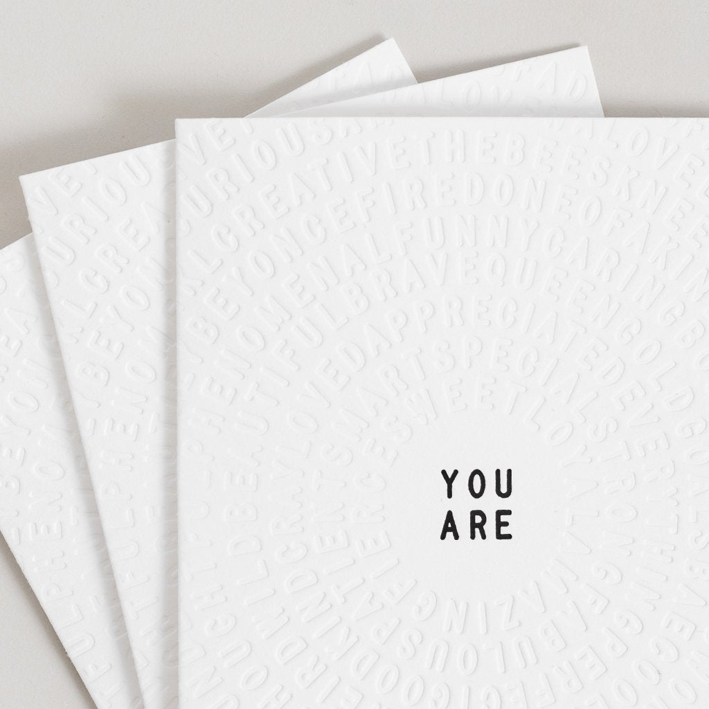 You Are Color-In Greeting Cards | 3-pack