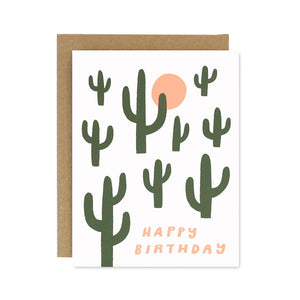 Cactus Birthday Greeting Card