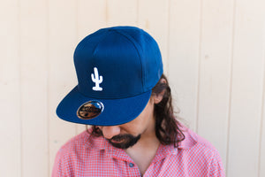 Cactus Snapback Hat | Navy