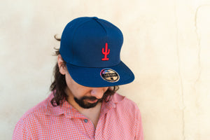 Cactus Snapback Hat | Navy