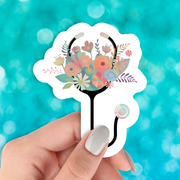 Healthcare Heroine Holographic Sticker