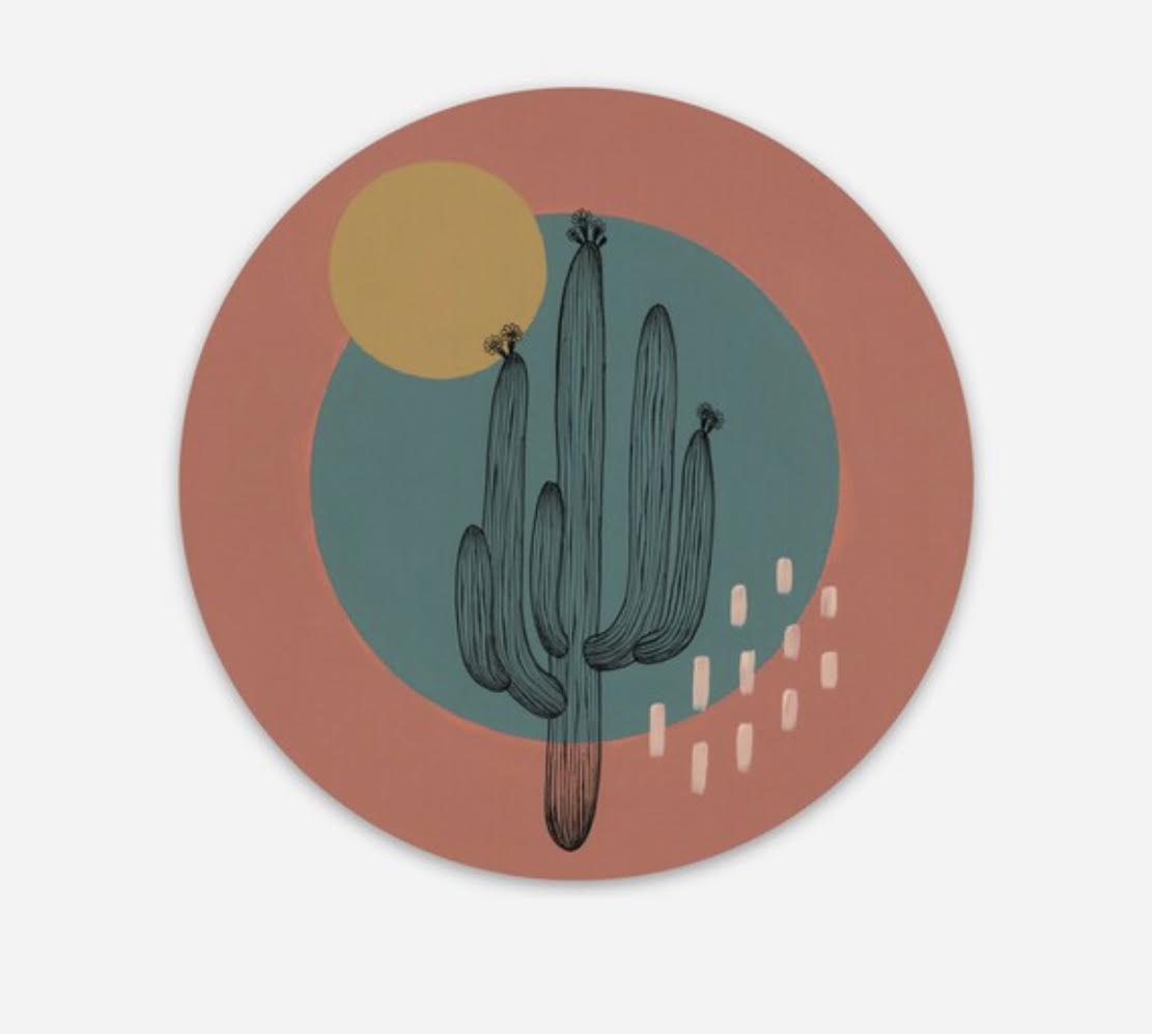 Saguaro Sunrise Sticker