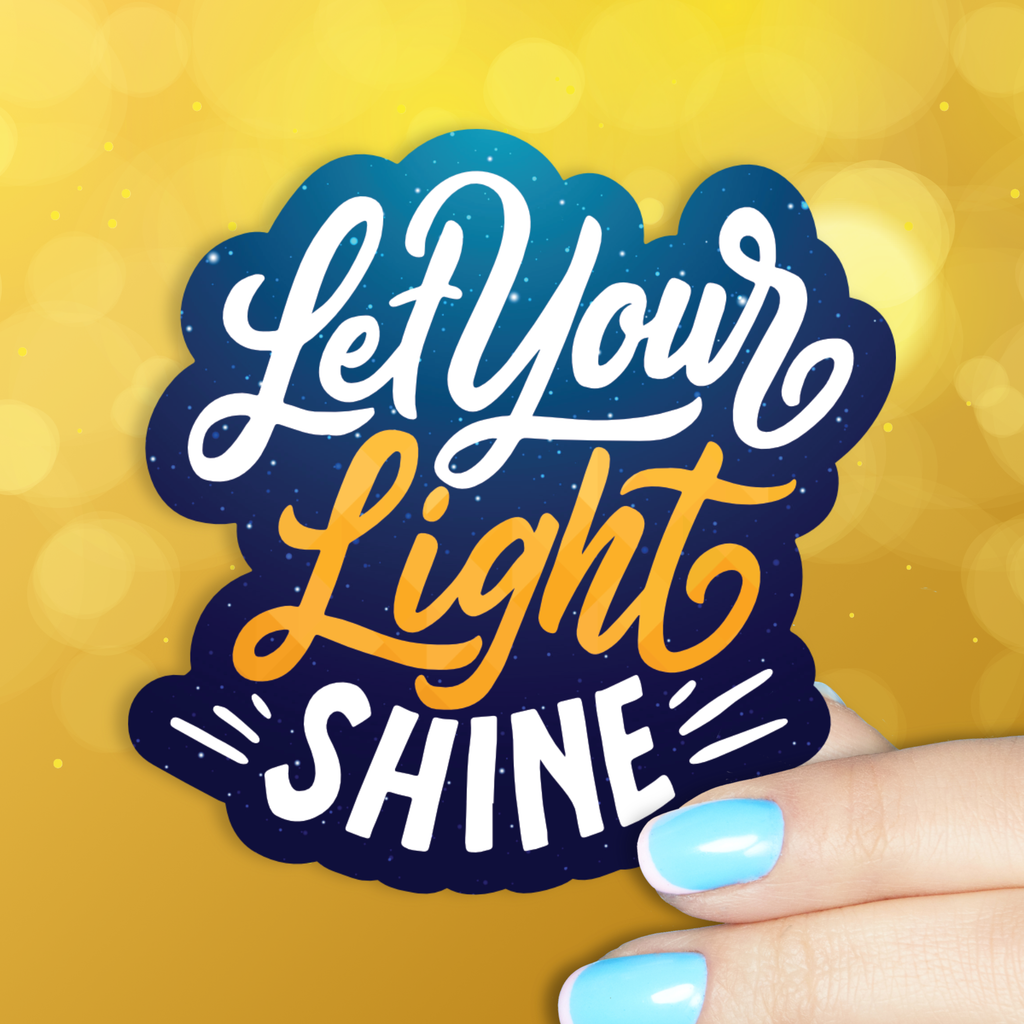 Let Your Light Shine Sticker