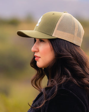 Cactus Trucker Hat | Moss/Khaki