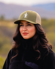Cactus Trucker Hat | Moss/Khaki